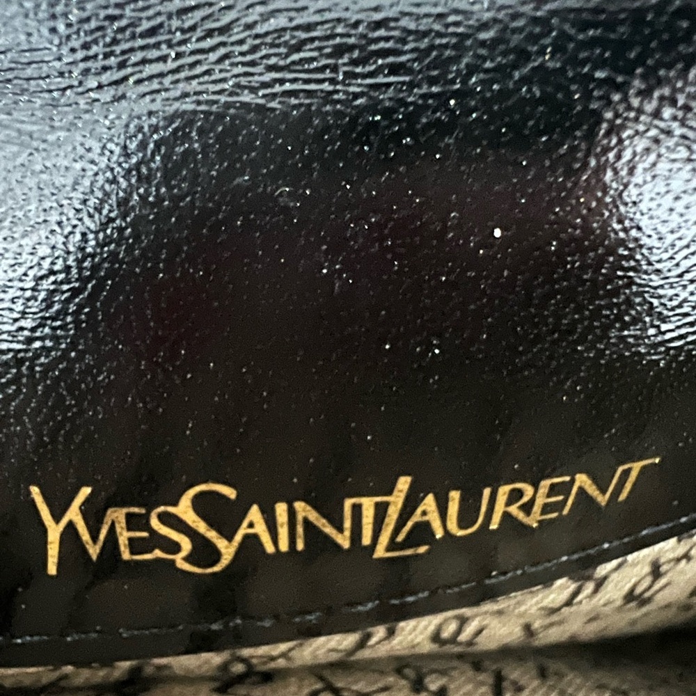 Vintage Authentic Saint Laurent Leather Clutch - Picture 6 of 16